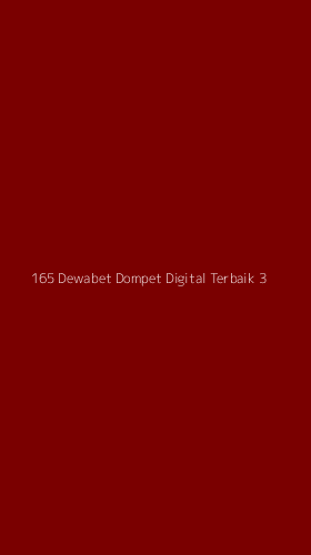 Tampilan Antarmuka Aplikasi 165 Dewabet Dompet Digital Terbaik - 3