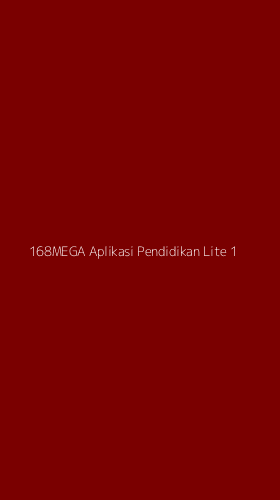 Tampilan Antarmuka Aplikasi 168mega Aplikasi Pendidikan Lite - 1