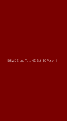 Tampilan Antarmuka Aplikasi 168wd Situs Toto 4d Bet 10 Perak - 1