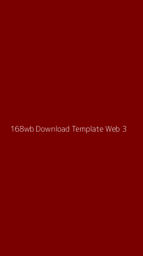 Tampilan Antarmuka Aplikasi 168wb Download Template Web - 3
