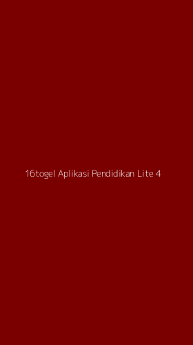 Tampilan Antarmuka Aplikasi 16togel Aplikasi Pendidikan Lite - 4