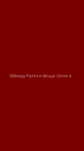 Tampilan Antarmuka Aplikasi 188mega Platform Belajar Online - 4