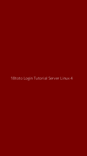 Tampilan Antarmuka Aplikasi 18toto Login Tutorial Server Linux - 4