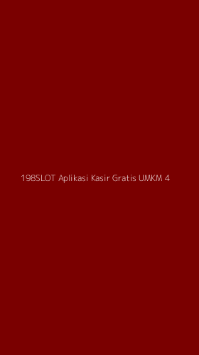 Tampilan Antarmuka Aplikasi 198slot Aplikasi Kasir Gratis Umkm - 4
