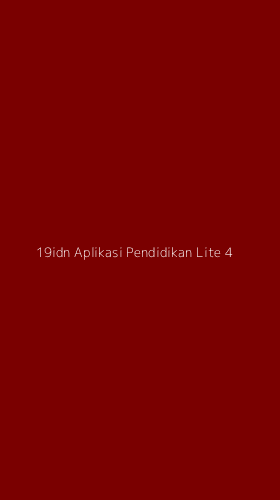 Tampilan Antarmuka Aplikasi 19idn Aplikasi Pendidikan Lite - 4