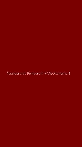 Tampilan Antarmuka Aplikasi 1bandarslot Pembersih Ram Otomatis - 4