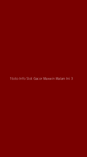 Tampilan Antarmuka Aplikasi 1toto Info Slot Gacor Maxwin Malam Ini - 3