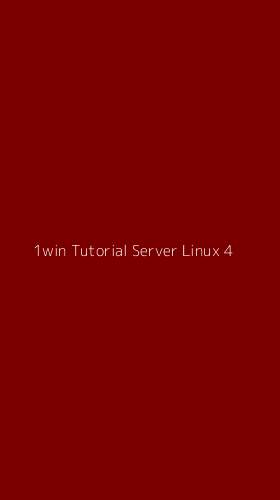 Tampilan Antarmuka Aplikasi 1win Tutorial Server Linux - 4
