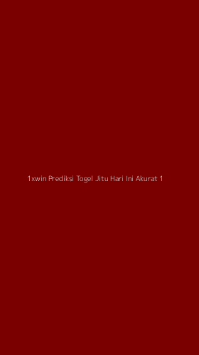 Tampilan Antarmuka Aplikasi 1xwin Prediksi Togel Jitu Hari Ini Akurat - 1