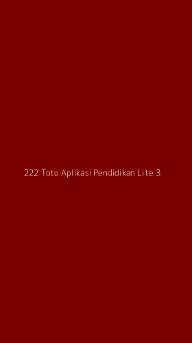 Tampilan Antarmuka Aplikasi 222 Toto Aplikasi Pendidikan Lite - 3