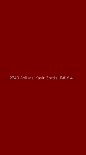 Tampilan Antarmuka Aplikasi 2740 Aplikasi Kasir Gratis Umkm - 4