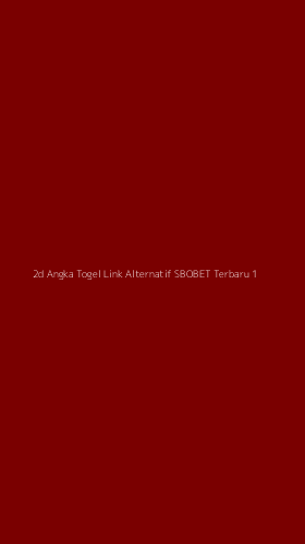 Tampilan Antarmuka Aplikasi 2d Angka Togel Link Alternatif Sbobet Terbaru - 1
