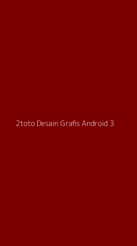 Tampilan Antarmuka Aplikasi 2toto Desain Grafis Android - 3