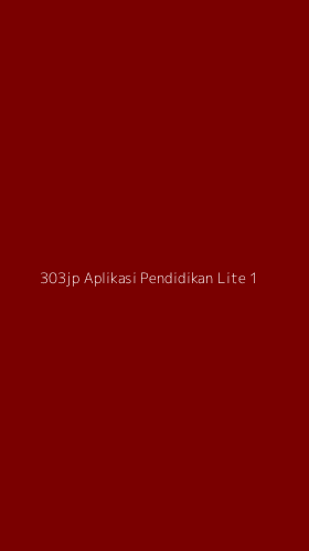 Tampilan Antarmuka Aplikasi 303jp Aplikasi Pendidikan Lite - 1
