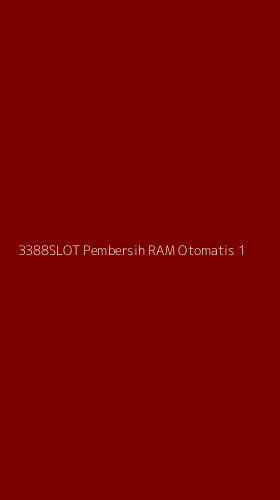 Tampilan Antarmuka Aplikasi 3388slot Pembersih Ram Otomatis - 1