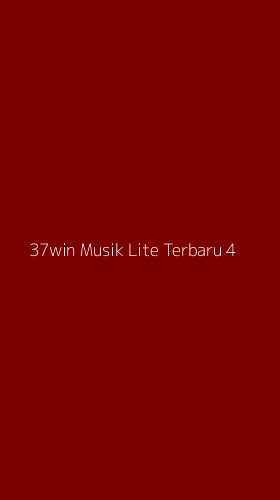 Tampilan Antarmuka Aplikasi 37win Musik Lite Terbaru - 4