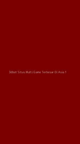 Tampilan Antarmuka Aplikasi 3dbet Situs Multi Game Terbesar Di Asia - 1