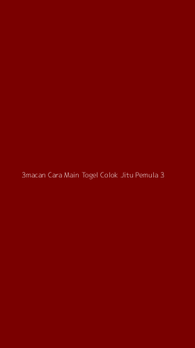 Tampilan Antarmuka Aplikasi 3macan Cara Main Togel Colok Jitu Pemula - 3