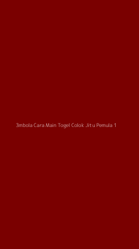 Tampilan Antarmuka Aplikasi 3mbola Cara Main Togel Colok Jitu Pemula - 1