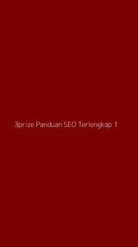 Tampilan Antarmuka Aplikasi 3prize Panduan Seo Terlengkap - 1