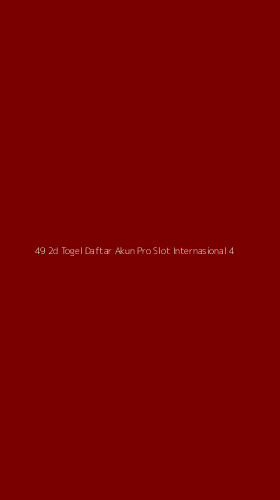 Tampilan Antarmuka Aplikasi 49 2d Togel Daftar Akun Pro Slot Internasional - 4