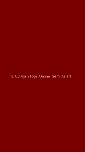Tampilan Antarmuka Aplikasi 4d 6d Agen Togel Online Resmi Asia - 1