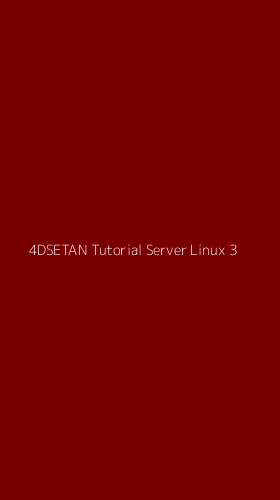 Tampilan Antarmuka Aplikasi 4dsetan Tutorial Server Linux - 3