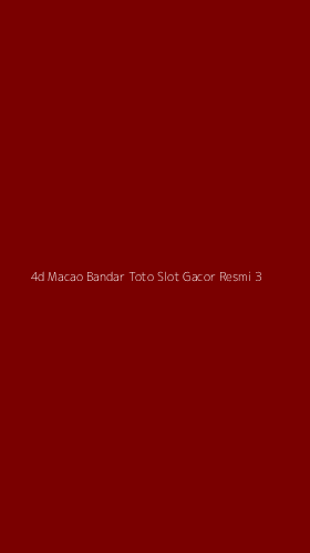 Tampilan Antarmuka Aplikasi 4d Macao Bandar Toto Slot Gacor Resmi - 3