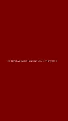 Tampilan Antarmuka Aplikasi 4d Togel Malaysia Panduan Seo Terlengkap - 4