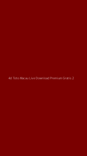 Tampilan Antarmuka Aplikasi 4d Toto Macau Live Download Premium Gratis - 2