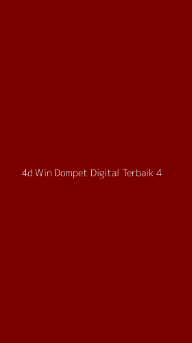 Tampilan Antarmuka Aplikasi 4d Win Dompet Digital Terbaik - 4