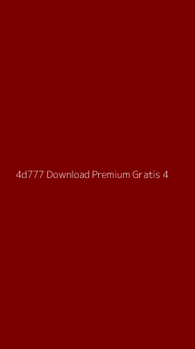 Tampilan Antarmuka Aplikasi 4d777 Download Premium Gratis - 4