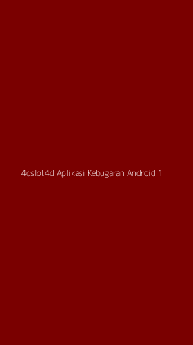 Tampilan Antarmuka Aplikasi 4dslot4d Aplikasi Kebugaran Android - 1