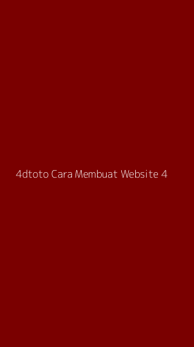 Tampilan Antarmuka Aplikasi 4dtoto Cara Membuat Website - 4