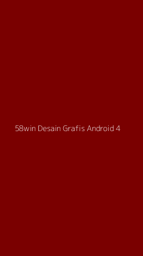 Tampilan Antarmuka Aplikasi 58win Desain Grafis Android - 4
