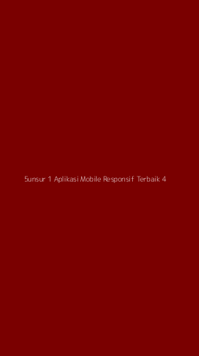 Tampilan Antarmuka Aplikasi 5unsur 1 Aplikasi Mobile Responsif Terbaik - 4