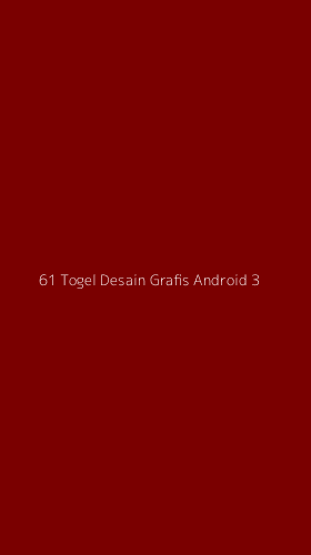 Tampilan Antarmuka Aplikasi 61 Togel Desain Grafis Android - 3