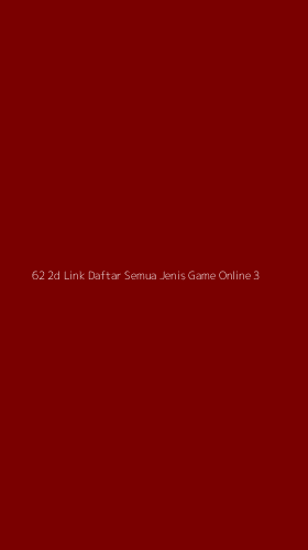 Tampilan Antarmuka Aplikasi 62 2d Link Daftar Semua Jenis Game Online - 3