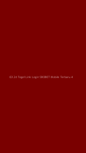 Tampilan Antarmuka Aplikasi 63 2d Togel Link Login Sbobet Mobile Terbaru - 4