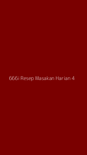 Tampilan Antarmuka Aplikasi 666i Resep Masakan Harian - 4
