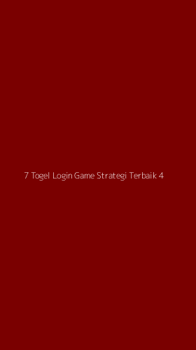 Tampilan Antarmuka Aplikasi 7 Togel Login Game Strategi Terbaik - 4