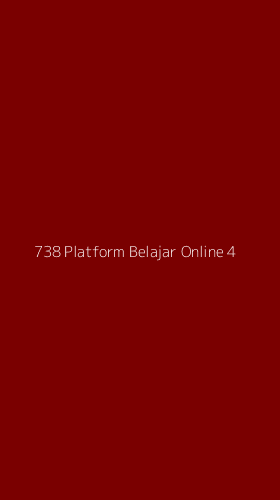 Tampilan Antarmuka Aplikasi 738 Platform Belajar Online - 4