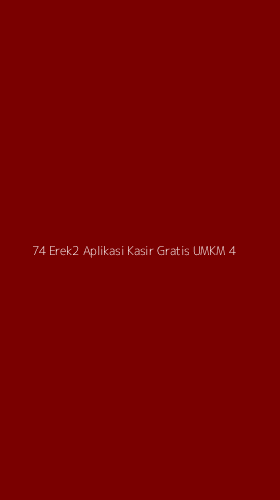 Tampilan Antarmuka Aplikasi 74 Erek2 Aplikasi Kasir Gratis Umkm - 4