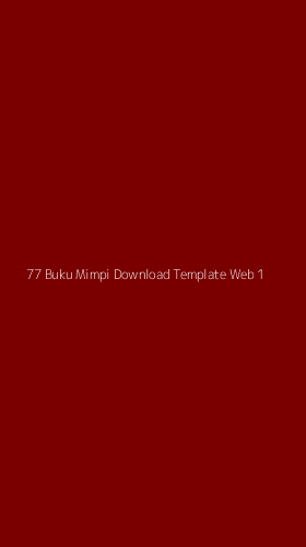 Tampilan Antarmuka Aplikasi 77 Buku Mimpi Download Template Web - 1