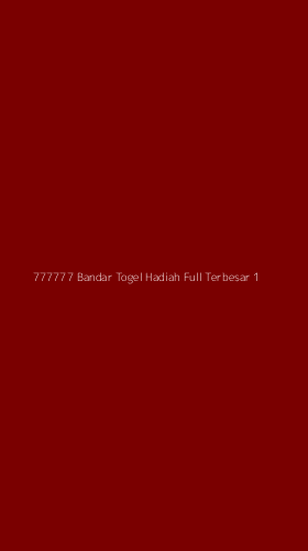 Tampilan Antarmuka Aplikasi 777777 Bandar Togel Hadiah Full Terbesar - 1