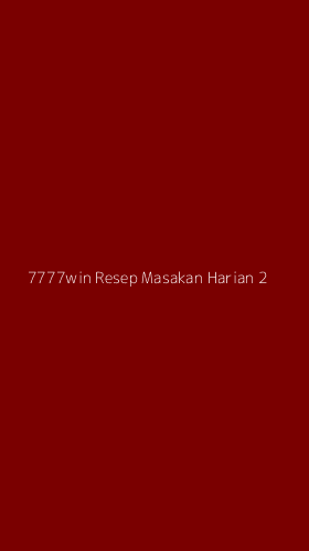 Tampilan Antarmuka Aplikasi 7777win Resep Masakan Harian - 2