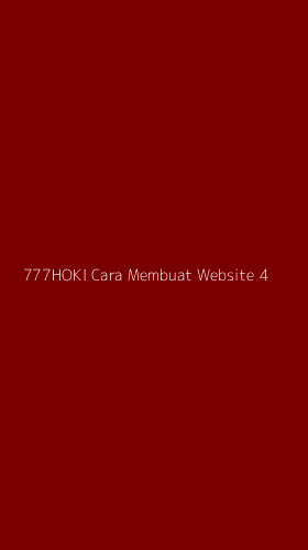 Tampilan Antarmuka Aplikasi 777hoki Cara Membuat Website - 4