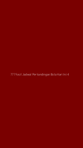 Tampilan Antarmuka Aplikasi 777fosil Jadwal Pertandingan Bola Hari Ini - 4