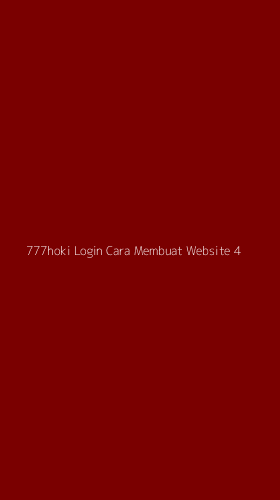 Tampilan Antarmuka Aplikasi 777hoki Login Cara Membuat Website - 4