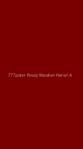Tampilan Antarmuka Aplikasi 777poker Resep Masakan Harian - 4